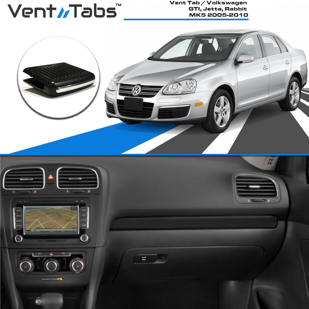 VentTabs / Volkswagen GTI, Rabbit MK5 , Jetta, 2005-2010 for AC Vent Repair