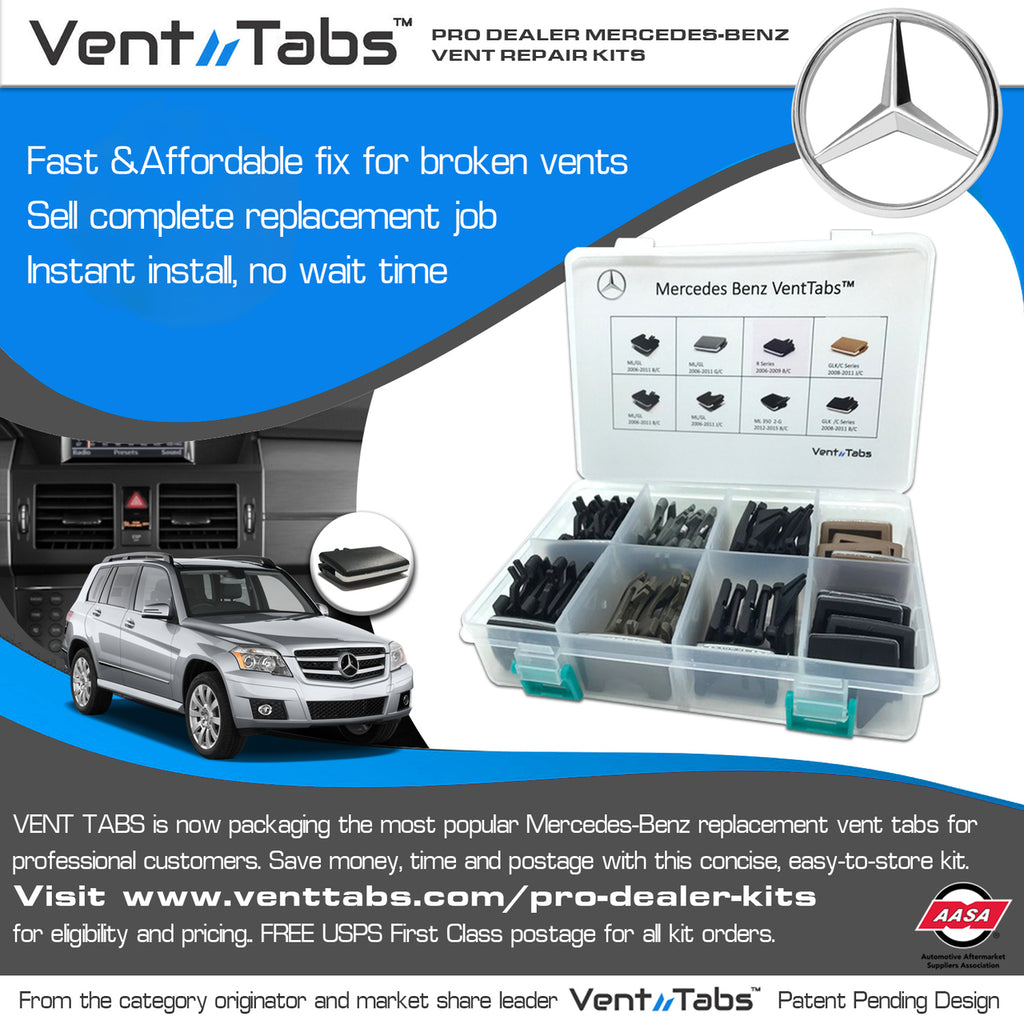 VentTabs Mercedes Benz Pro Dealer Kit