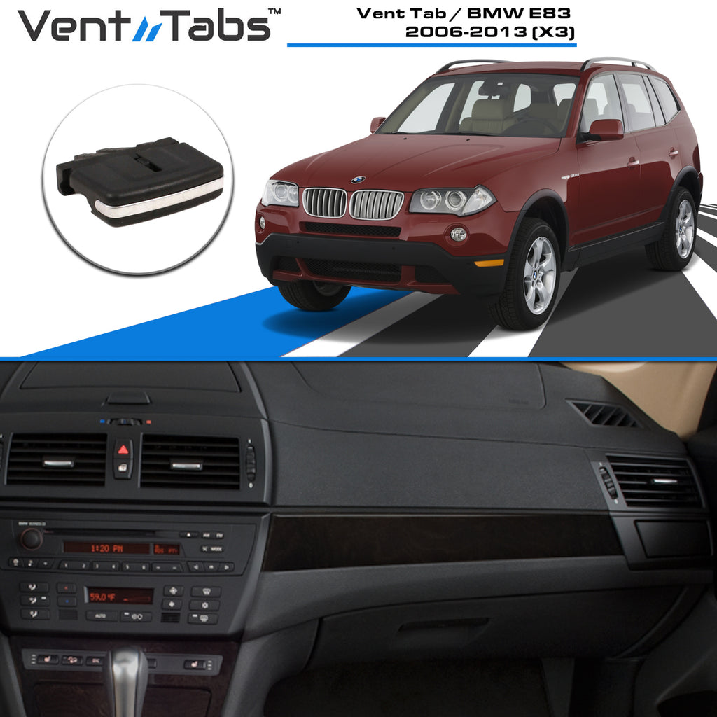 VentTabs / BMW X3 (E83) 2006-2013 for AC Vent repair