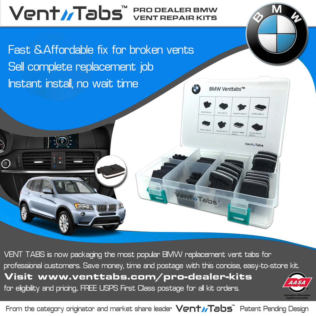 VentTabs BMW Pro Dealer Kit