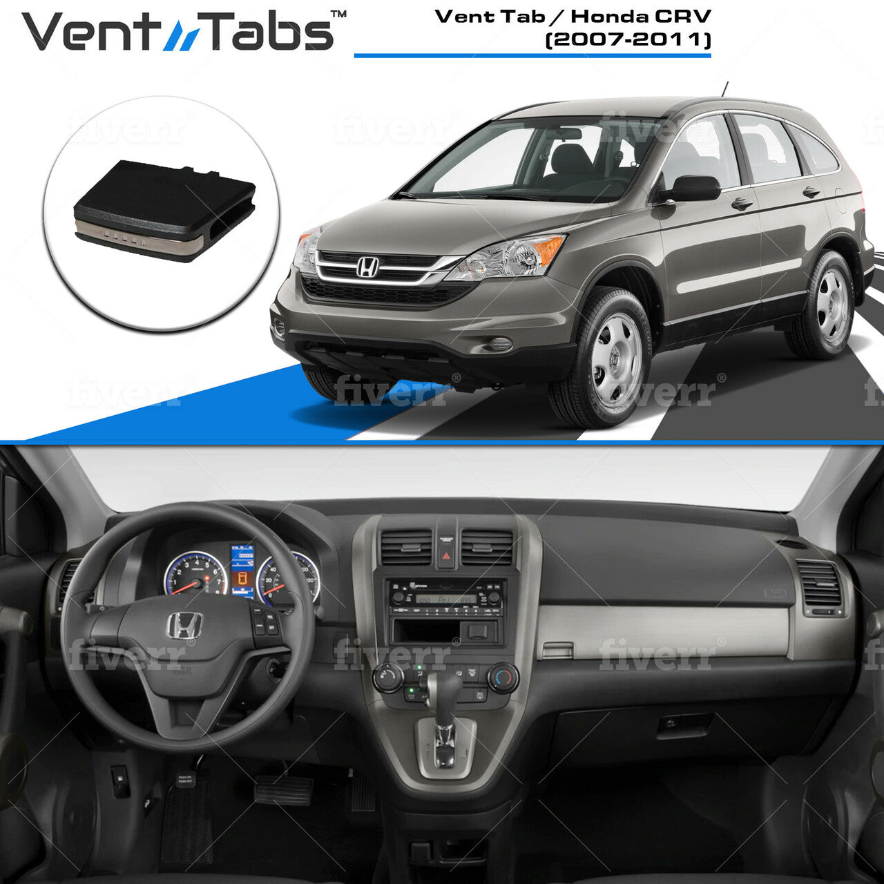 VentTabs / Honda CRV 2007-2011
