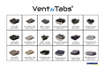 VentTabs CMX Pro Dealer Kit - 93 piece