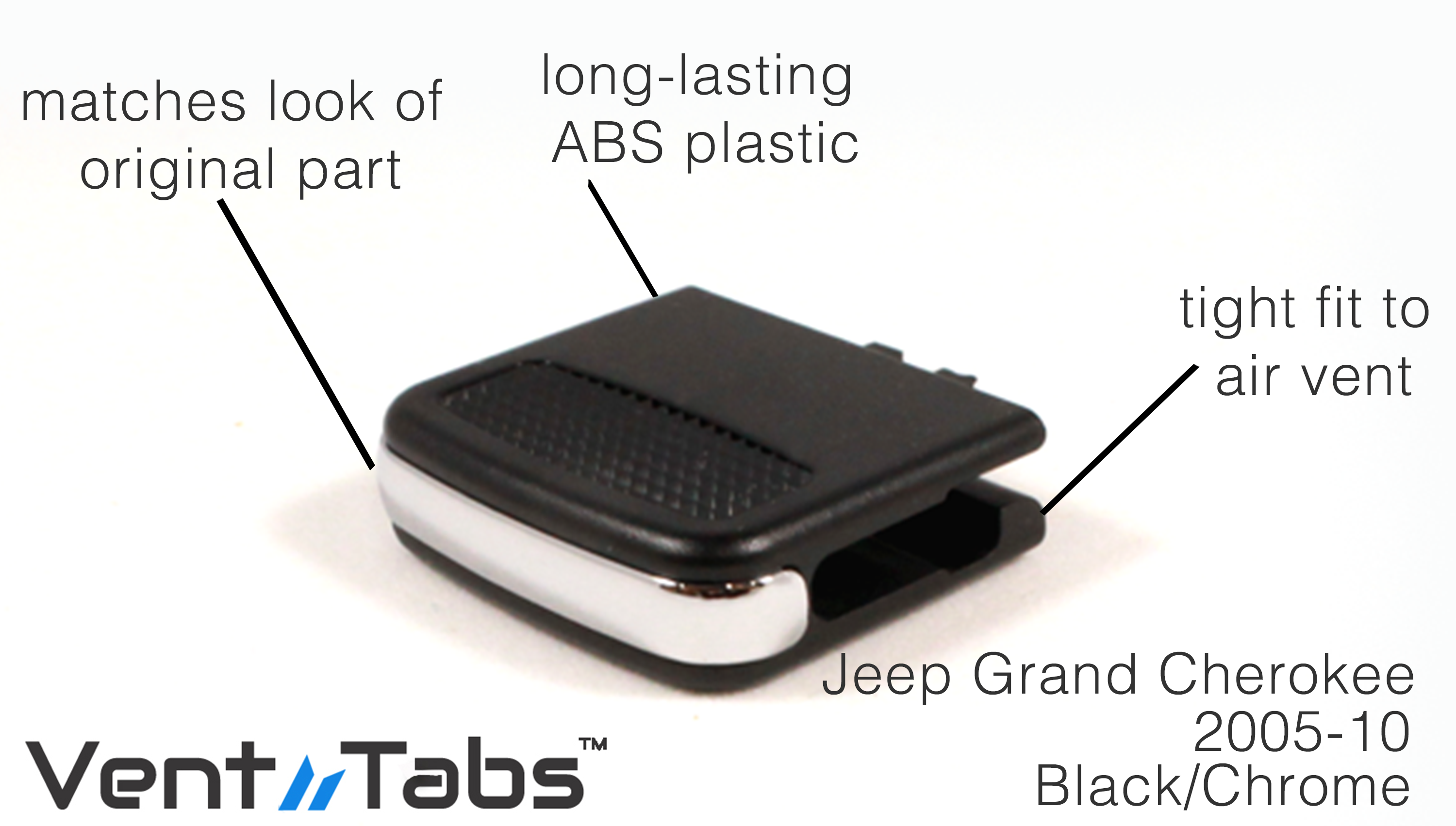 VentTabs/ Jeep Grand Cherokee 2005-2010 for AC Vent Repair
