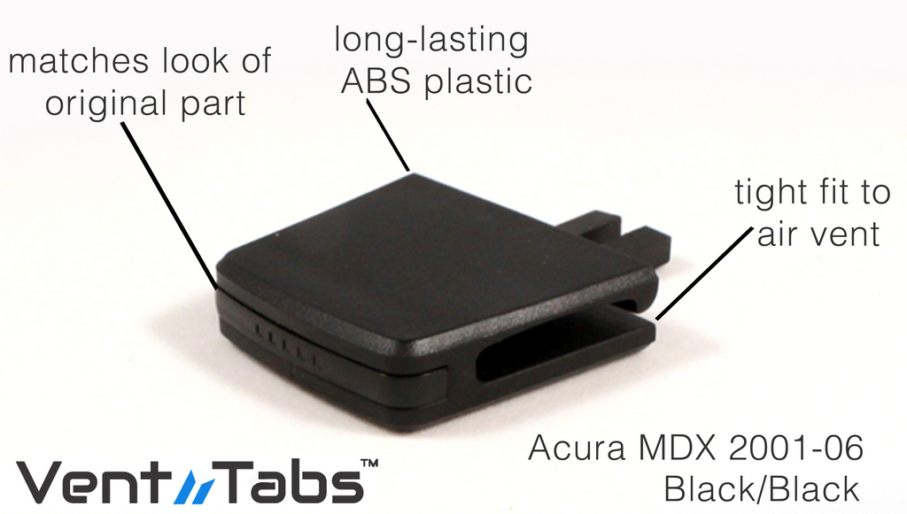 Vent Tabs / Acura MDX 2001-2006 for AC Vent repair