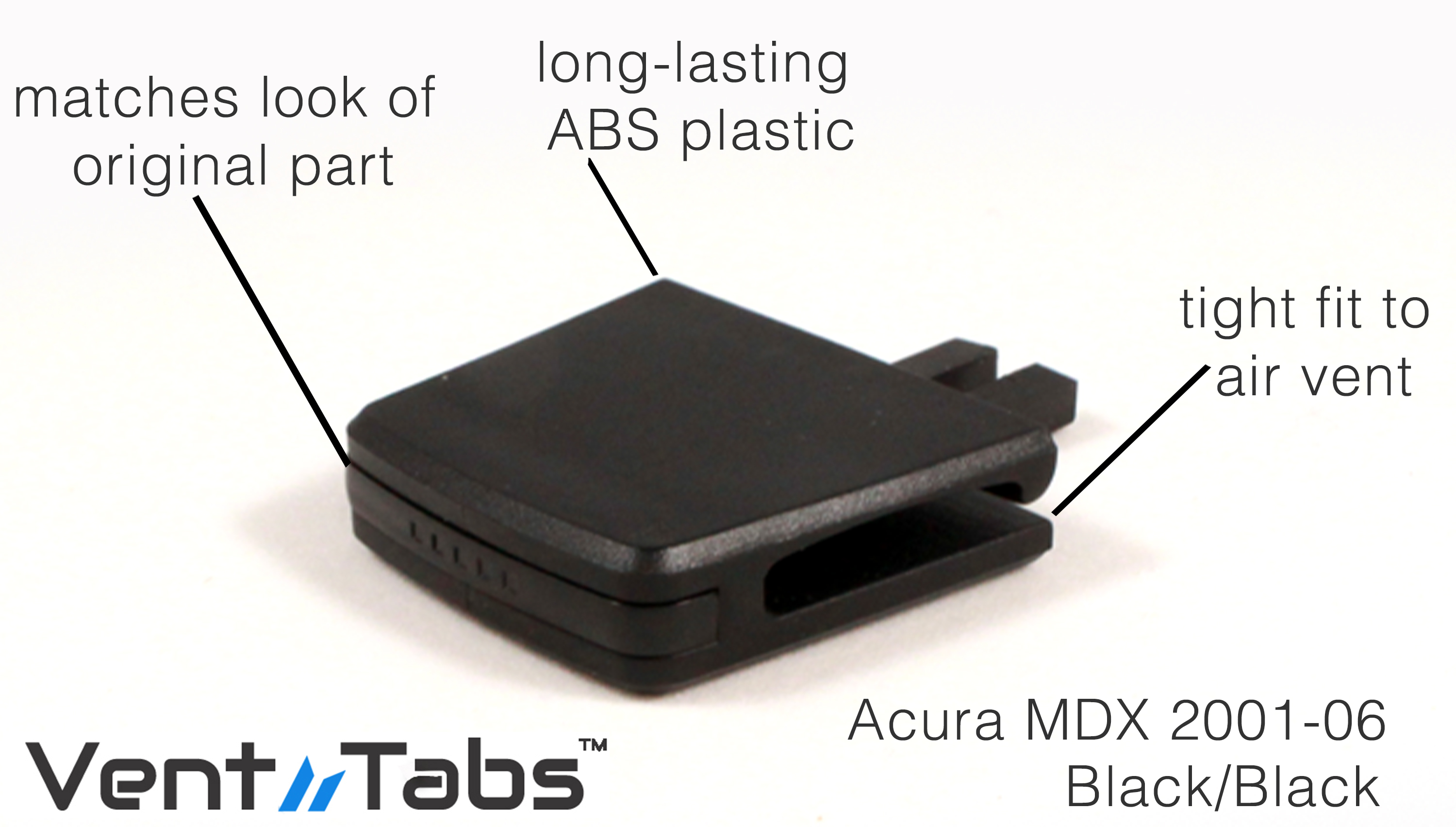Vent Tabs / Acura MDX 2001-2006 for AC Vent repair