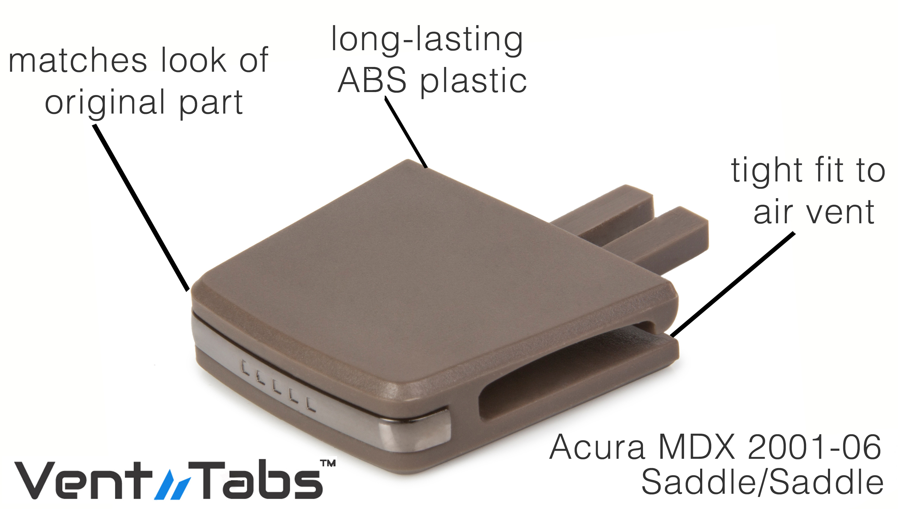 Vent Tabs / Acura MDX 2001-2006 for AC Vent repair