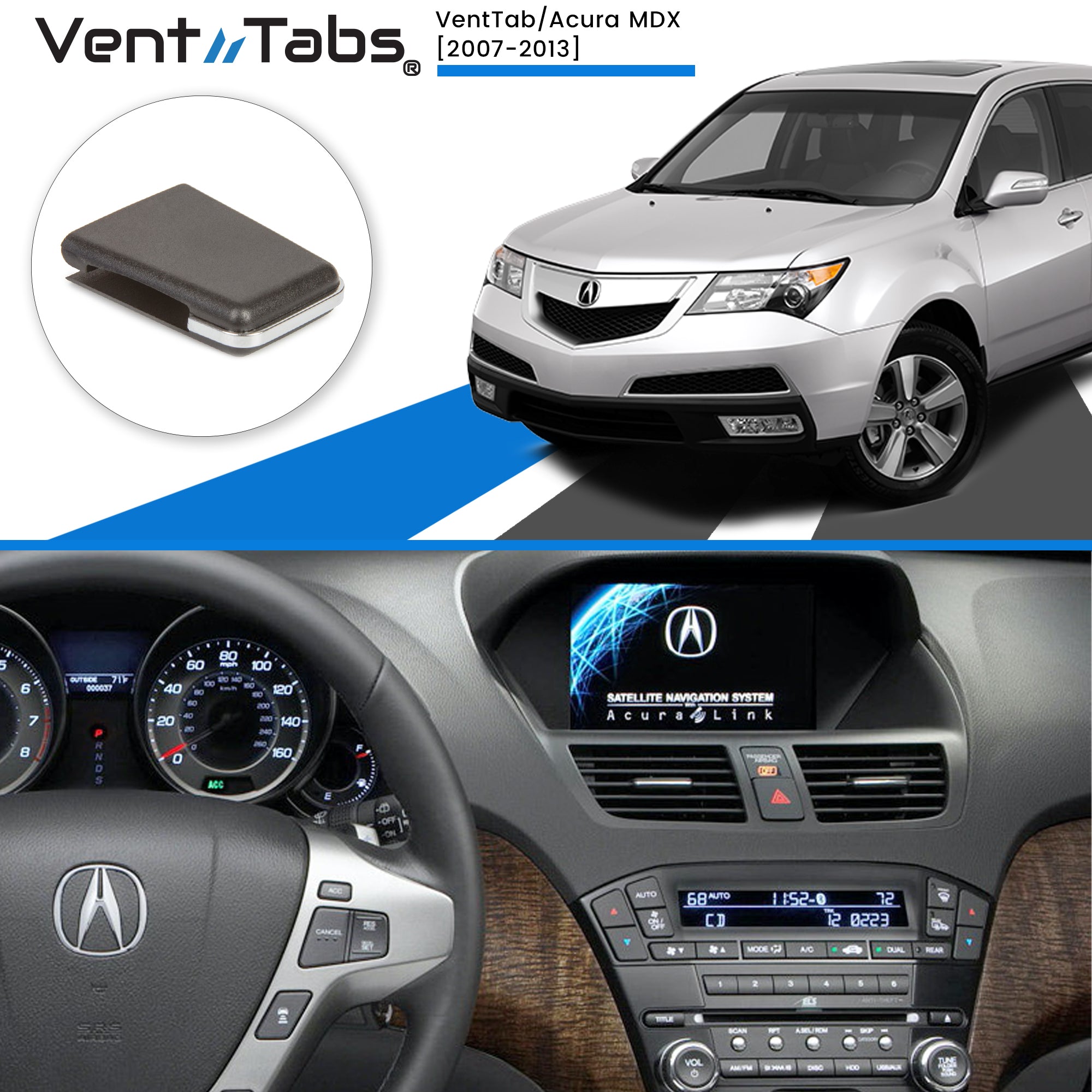 VentTabs / Acura MDX 2007-2013 for AC Vent repair